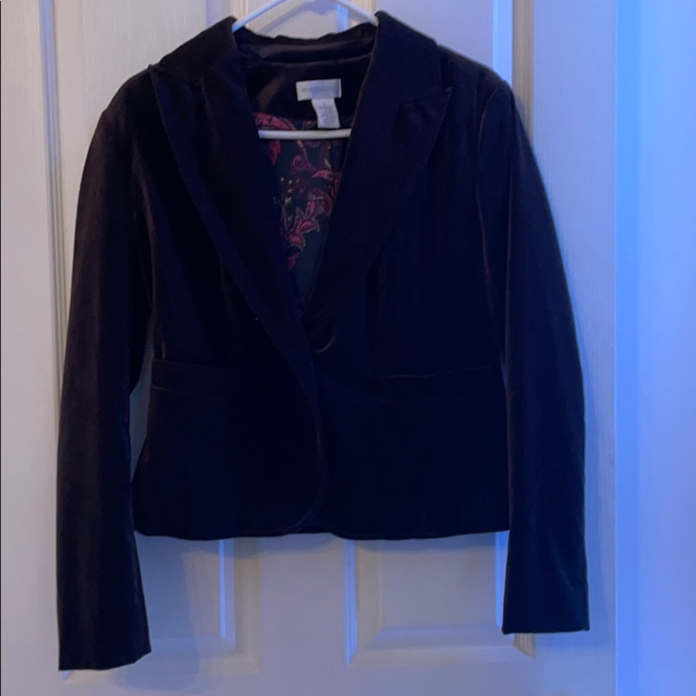 velvet blazer